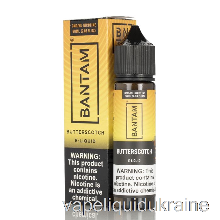 Vape Liquid Ukraine Butterscotch - Bantam Vape - 60mL 3mg